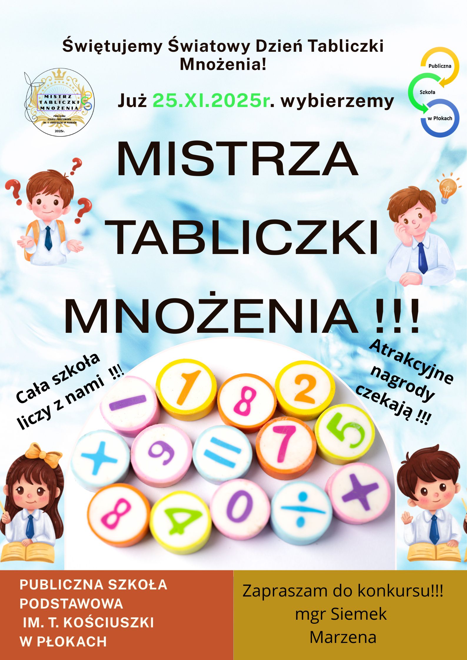 Światowy Dzień Tabliczki Mnożenia