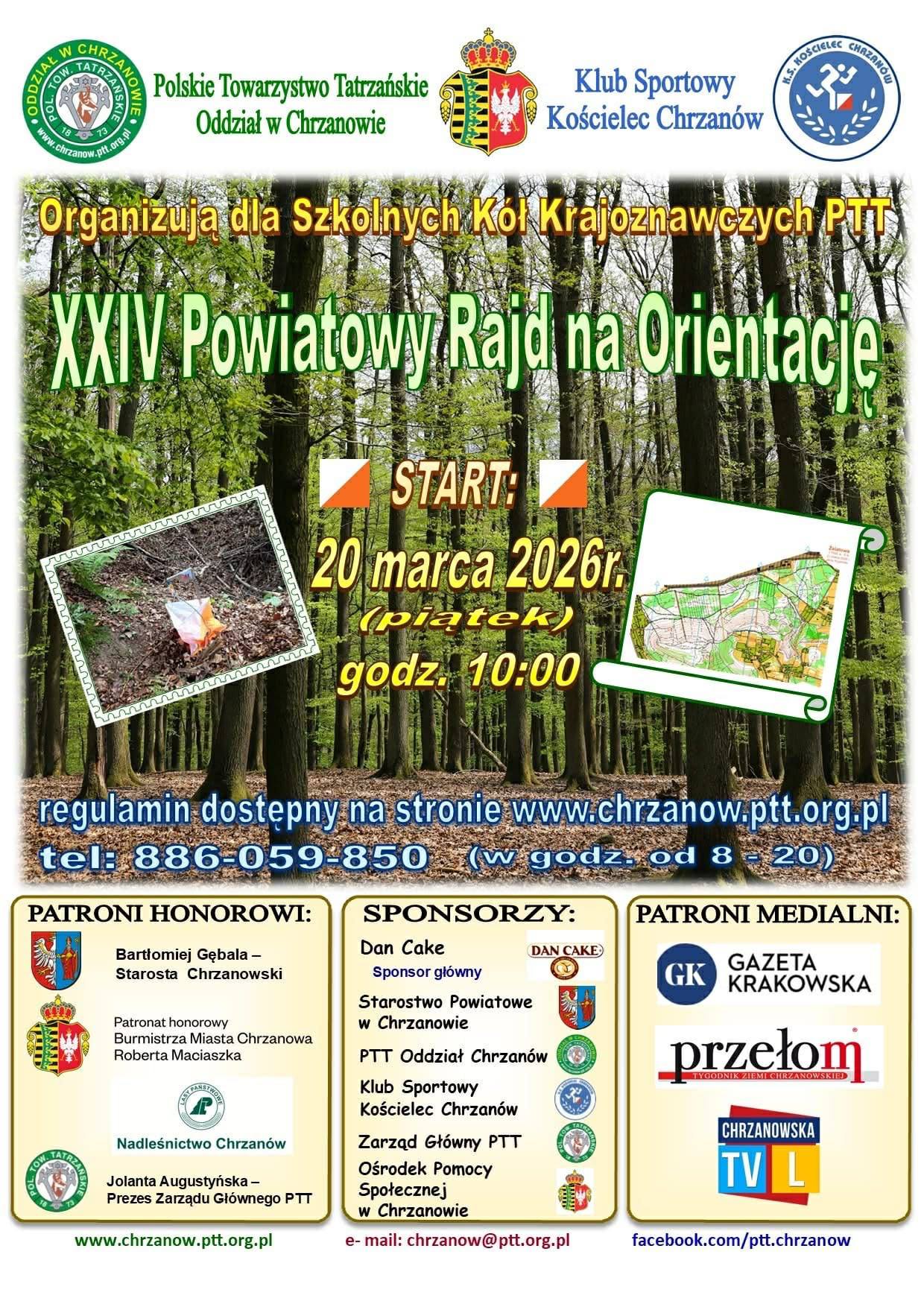 XXIV Powiatowy Rajd na orientację