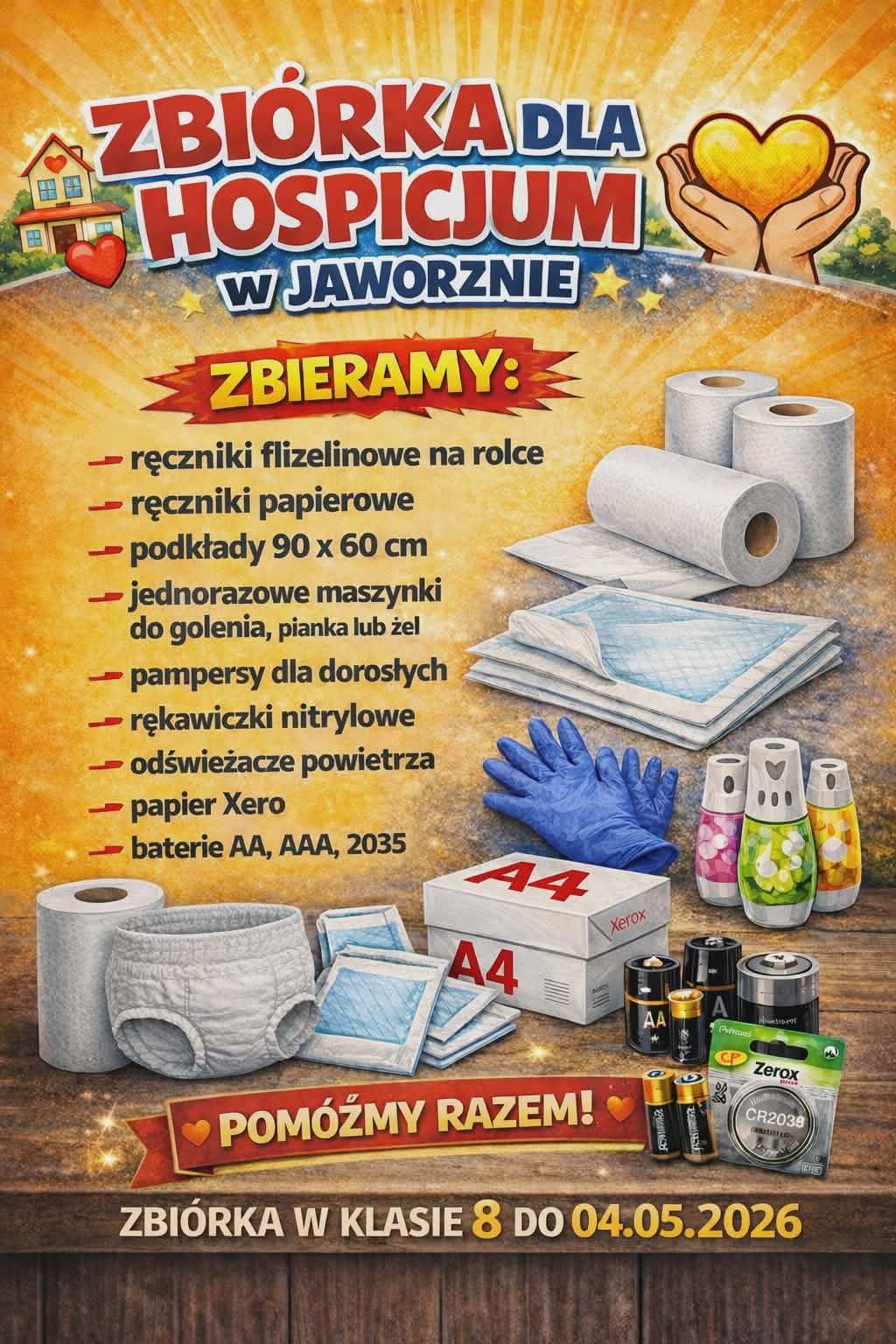 Zbiórka na HOSPICJUM