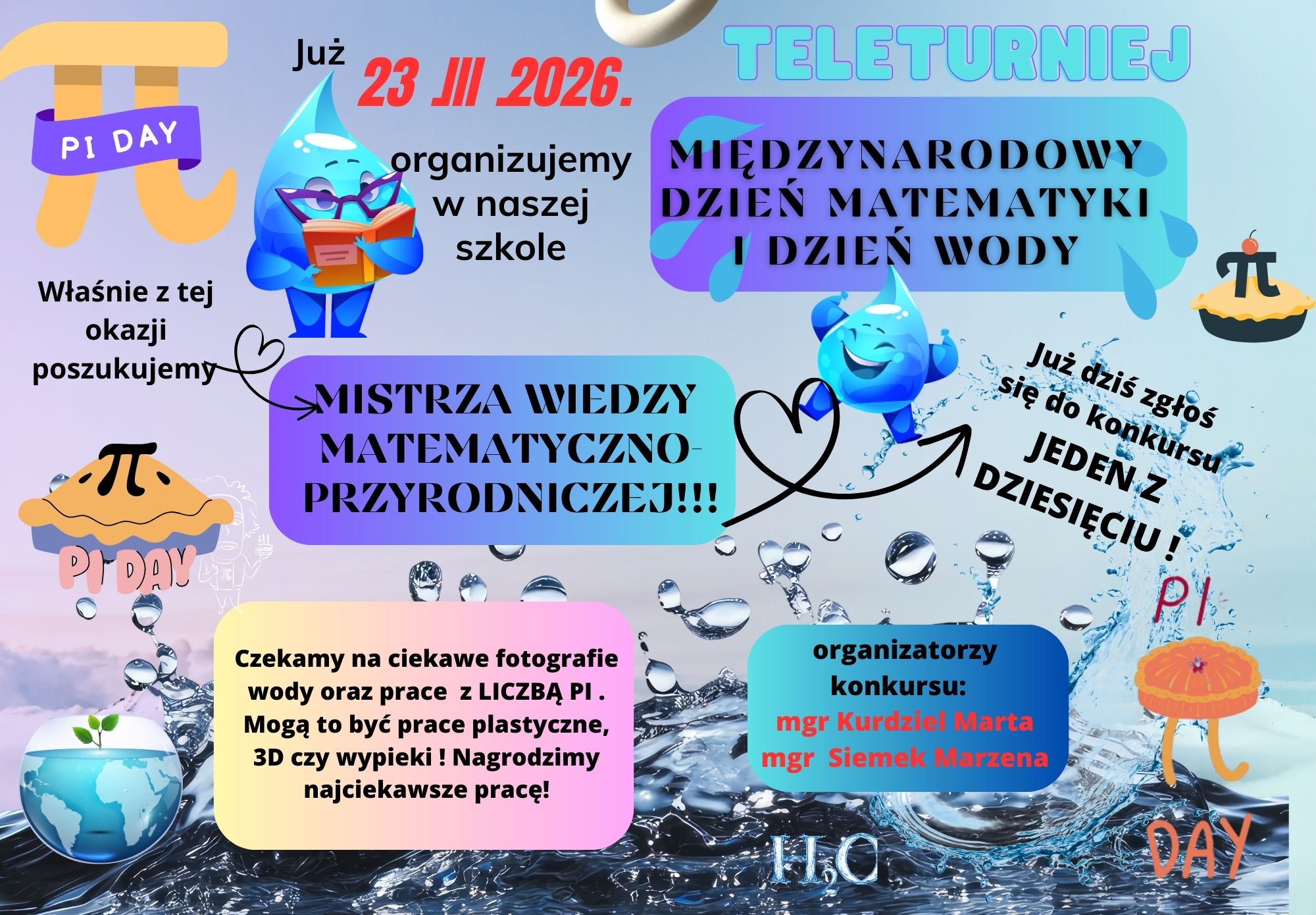 Dzień Liczby Pi i Dzień Wody